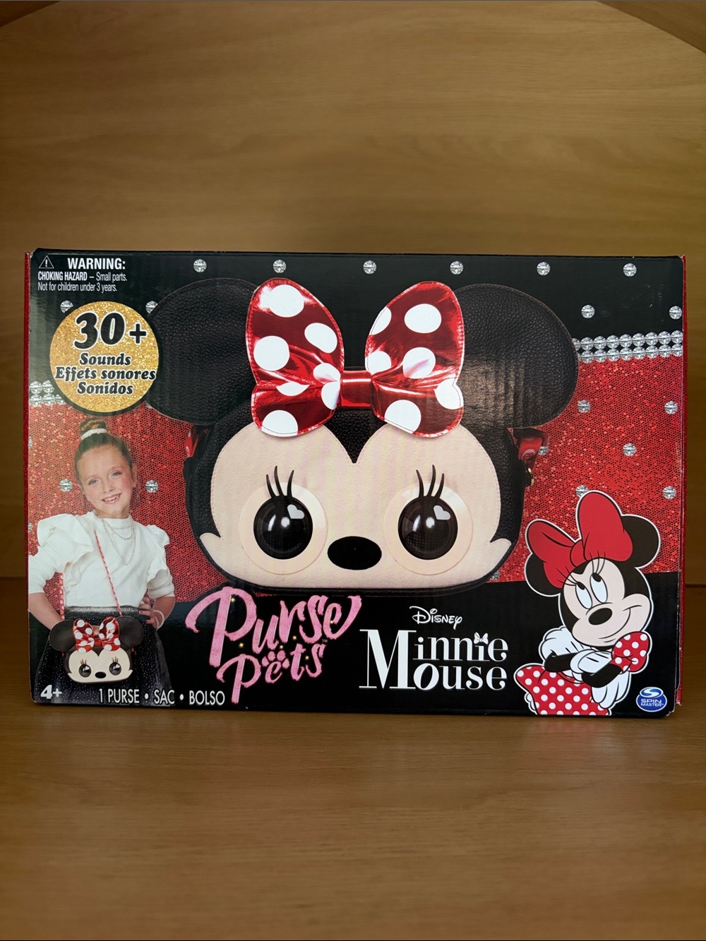NIB•❤️ Disney Minnie Mouse Interactive Purse Pet 🖤